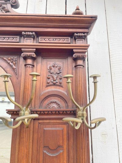 French Oak Hallstand Circa 1880 - Image 8