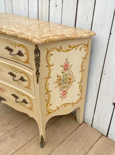 Decorative Marble Top Chest - Image 5