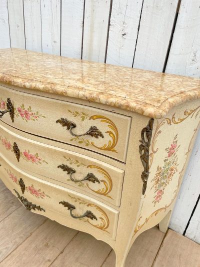 Decorative Marble Top Chest - Image 7