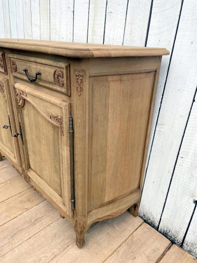 Bleached Oak 19th Century Buffet - Image 3