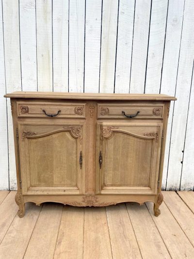 Bleached Oak 19th Century Buffet - Image 4