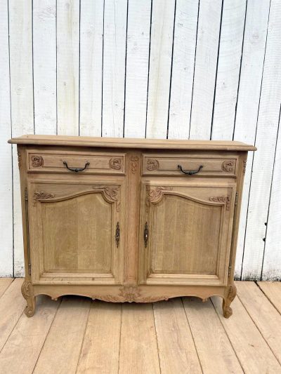 Bleached Oak 19th Century Buffet - Image 5