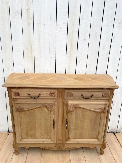 Bleached Oak 19th Century Buffet - Image 7