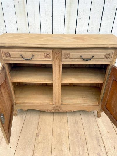 Bleached Oak 19th Century Buffet - Image 8