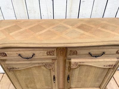 Bleached Oak 19th Century Buffet - Image 10