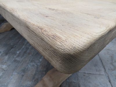 Bleached Oak Refectory Dining Table - Image 3