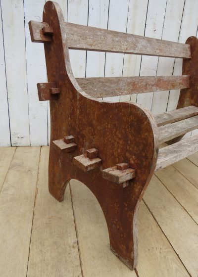 Arts & Crafts English Garden Bench - Image 7