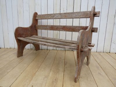 Arts & Crafts English Garden Bench - Image 9