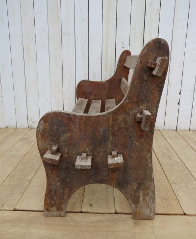 Arts & Crafts English Garden Bench - Image 3