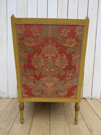 Antique French Wingback Armchair - Image 7