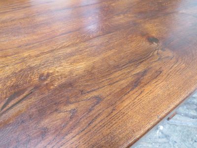 French Oak Refectory Dining Table - Image 5
