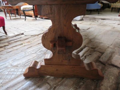French Oak Refectory Dining Table - Image 7