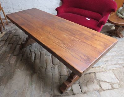 French Oak Refectory Dining Table - Image 13