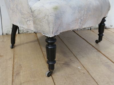 Antique French Napoleon III Tub Chair - Image 4