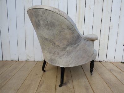 Antique French Napoleon III Tub Chair - Image 3