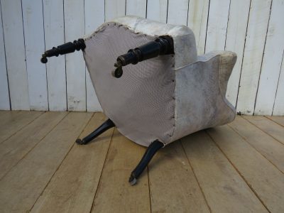 Antique French Napoleon III Tub Chair - Image 7