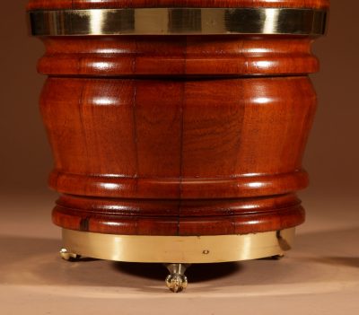A Very Decorative Dutch Coopered Mahogany/Walnut Planter/Jardinière. - Image 2