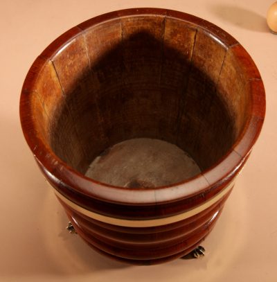 A Very Decorative Dutch Coopered Mahogany/Walnut Planter/Jardinière. - Image 7