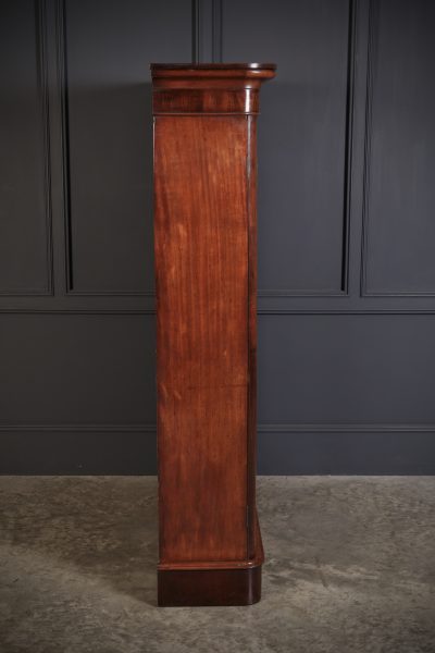 Superb Antique 19th Century Mahogany Glazed Cabinet - Image 6