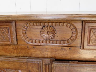 Antique French Oak Buffet Sideboard - Image 13
