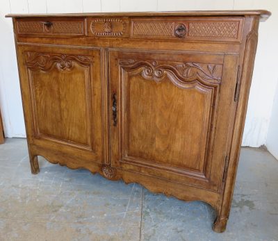 Antique French Oak Buffet Sideboard - Image 2