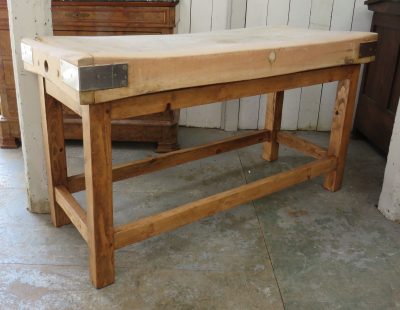 English Maple Butchers Block On Stand - Image 10
