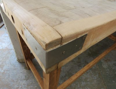 English Maple Butchers Block On Stand - Image 4