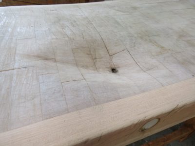 English Maple Butchers Block On Stand - Image 5