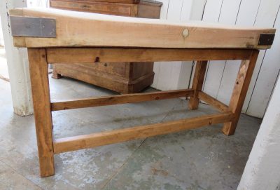 English Maple Butchers Block On Stand - Image 7