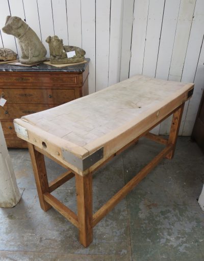 English Maple Butchers Block On Stand - Image 9