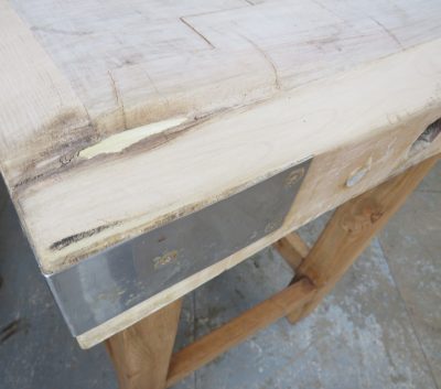 English Maple Butchers Block On Stand - Image 8