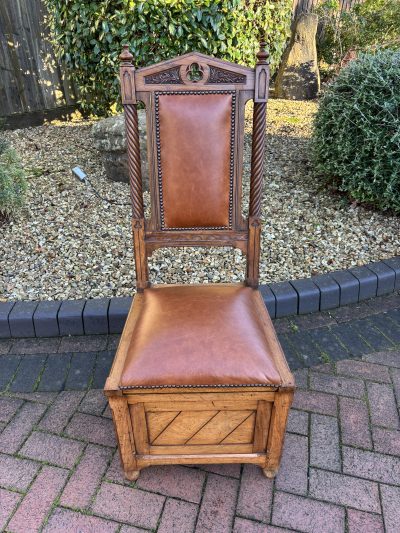 Gothic Revival Walnut Chair - Image 9