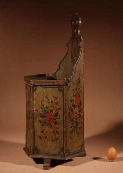 A Very Rare Dolls Child Chair, In The Hindeloopen Style, Dated 1796. - Image 4