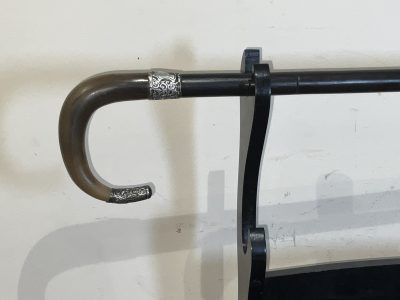 HORN HANDLED GENTLEMAN’S WALKING STICK SWORD STICK - Image 3