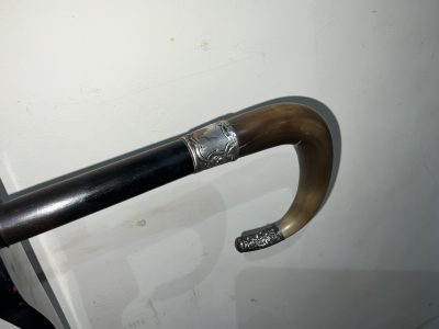 HORN HANDLED GENTLEMAN’S WALKING STICK SWORD STICK - Image 17