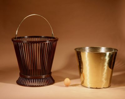 Mahogany And Brass Spindle Peat Bucket, 19th Century  - Image 8