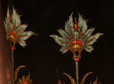 A Black Lacquered Moorish Coffee Tea Table - Image 4