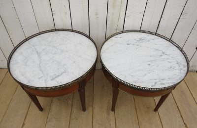 Near Pair Of Marble Top Side Tables - Image 7