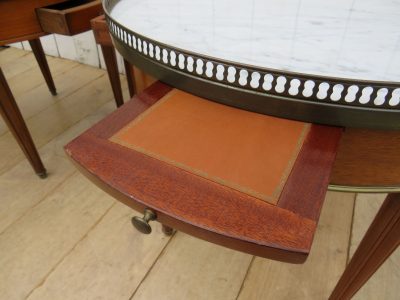 Near Pair Of Marble Top Side Tables - Image 8