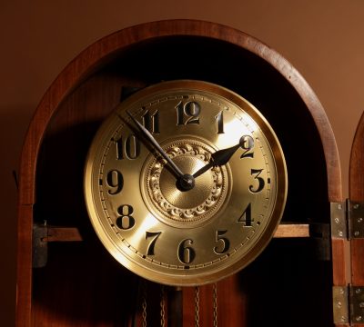 Art Deco Gustav Becker German Walnut Longcase Clock Circa 1920 - Image 3