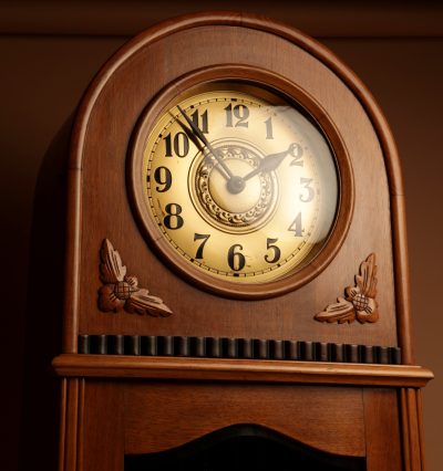 Art Deco Gustav Becker German Walnut Longcase Clock Circa 1920 - Image 4