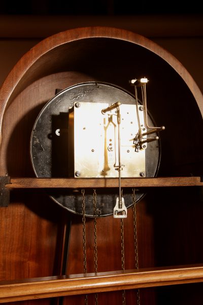 Art Deco Gustav Becker German Walnut Longcase Clock Circa 1920 - Image 11