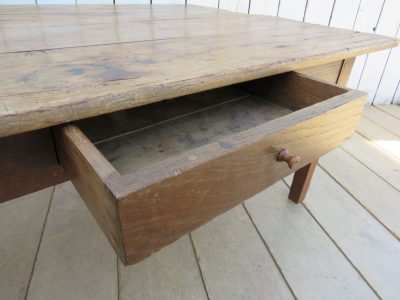 Antique French Fruitwood Coffee Table - Image 5