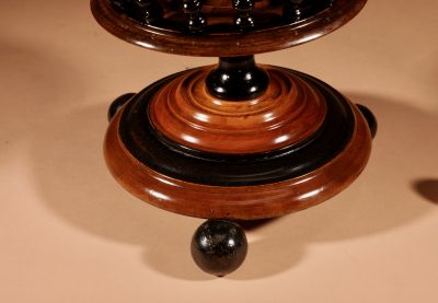 A Beautiful Walnut And Ebonised Tea Stove Bucket/Peat Bucket Jardinière. - Image 2