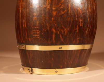A Coopered Original Oval Oak Umbrella / Stick Stand. - Image 5