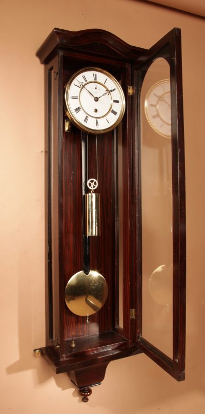 A Interesting Elegant Black Forest Regulator Wall Clock In The Vienna Style. - Image 8