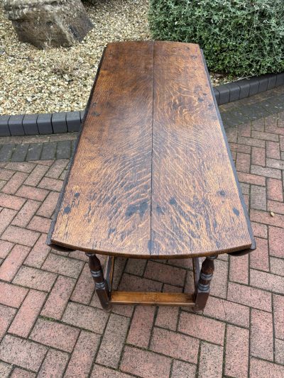 Large Georgian 19th Century Gateleg Dining Table - Image 8