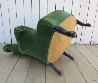 Antique Napoleon III Button Back Armchair - Image 7