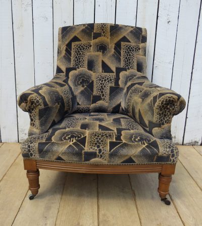 Antique French Napoleon III Armchair - Image 2
