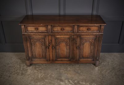 Carved Oak Dresser Sideboard - Image 3